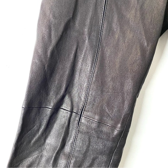 Theory Black Lamb Skinny Pants - Picture 4 of 9